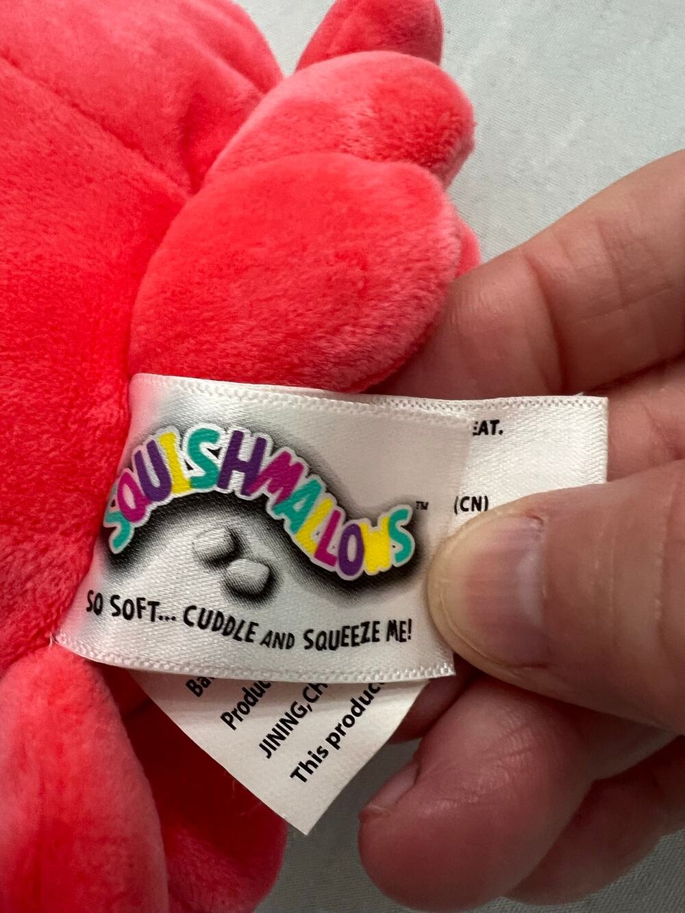 Squishmallows Veronica Red Octopus Plush 8” Cream Belly